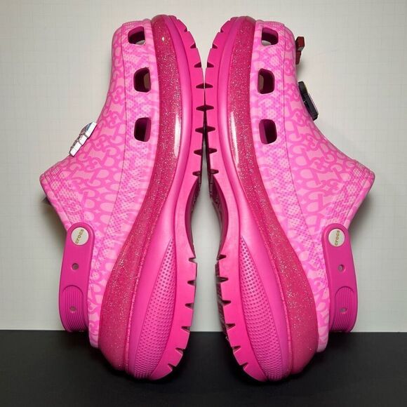 Mens *NWT* CROCS Barbie Movie Mega Crush Pink Clogs / Size 13 - Picture 6 of 8